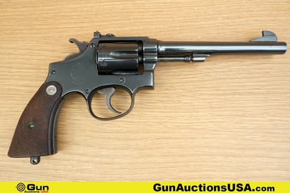 S&W K-22 .22 LR EUROPEAN PROOF Revolver. Very Good. 6.25" Barrel. Shiny Bore, Tight Action A