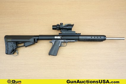 COLT GOVERNMENT 1911 .45 ACP Rifle. Good Condition, Normal Handling Marks. 16" Barrel. Shiny Bore,