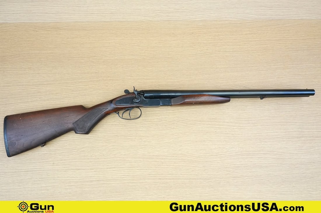 Intrac Arms COACH 12 12 ga. Shotgun. Good Condition, Normal Handling Marks. 20" Barrel. Shiny Bore,: Intrac Arms COACH 12 12 ga. Shotgun. Good Condition, Normal Handling Marks. 20" Barrel. Shiny Bore, Tight Action Break Action SXS Features a Serrated Top Rib, Brass Front Sight, Twin Triggers and Expo