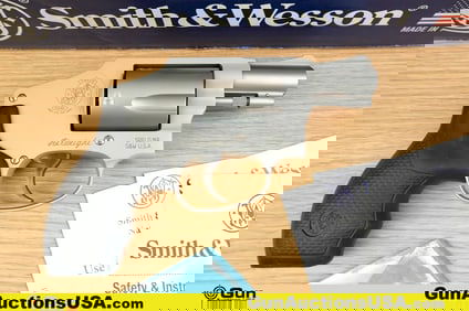 S&W 642-2 AIRWEIGHT .38 S&W SPL+P Revolver. Excellent. 1 7/8" Barrel. Shiny Bore, Tight Action