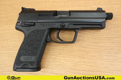 H&K USP TACTICAL 9X19 Pistol. Excellent. 4.75" Barrel. Shiny Bore, Tight Action Semi Auto Features a