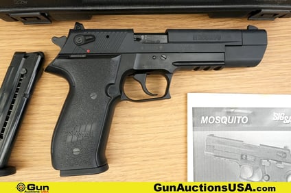 SIG Sauer MOSQUITO SPORT .22 LR Pistol. Very Good. 5" Barrel. Shiny Bore, Tight Action Semi Auto
