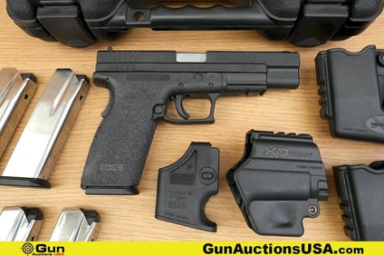 SPRINGFIELD XD-45 TACTICAL .45 ACP Pistol. Excellent. 4.75" Barrel. Shiny Bore, Tight Action Semi