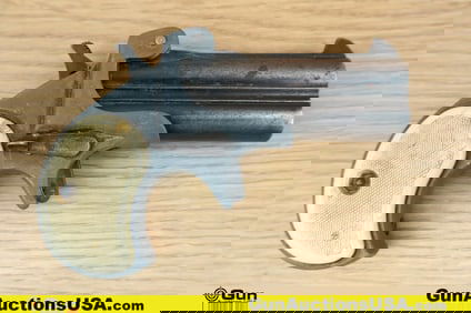 EXCAM TA 38 DERRINGER .38 Special Pistol . Fair Condition. 3" Barrel. Shiny Bore, Tight Action