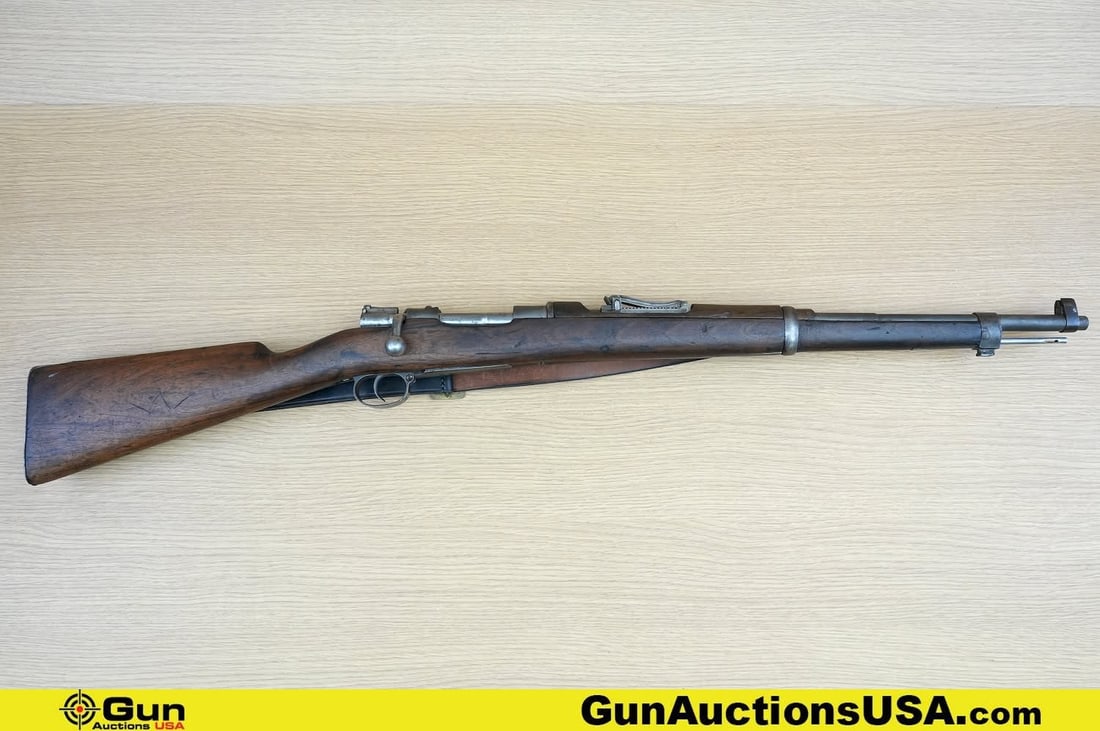 OVIEDO SPAIN 1924 MAUSER 8MM MAUSER Rifle. Good Condition, Normal Handling Marks. 22" Barrel.: OVIEDO SPAIN 1924 MAUSER 8MM MAUSER Rifle. Good Condition, Normal Handling Marks. 22" Barrel. Shootable Bore, Tight Action Bolt Action Features Barley Corn Front Sight, Elevation Adjustable Rear Sight