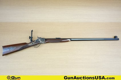 PEDERSOLI SHARPS FALLING BLOCK .45/120 Rifle. Excellent. 34" Barrel. Falling Block Features GORGEOUS