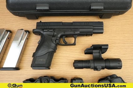 SPRINGFIELD XD-45 ACP TACTICAL .45 ACP Pistol. Very Good. 5" Barrel. Shiny Bore, Tight Action Semi