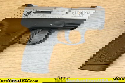 Taurus PT145 Pro MILLENIUM .45 ACP Pistol. Excellent. 3.75" Barrel. Shiny Bore, Tight Action Semi