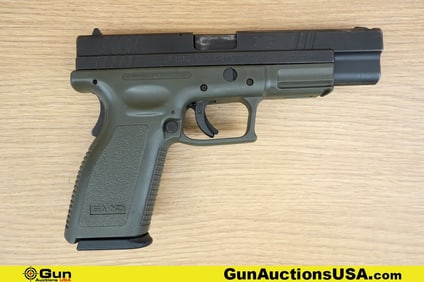 Springfield/HS PRODUCT XD40 TACTICAL 40 S&W Pistol. Very Good. 4.75" Barrel. Shiny Bore, Tight