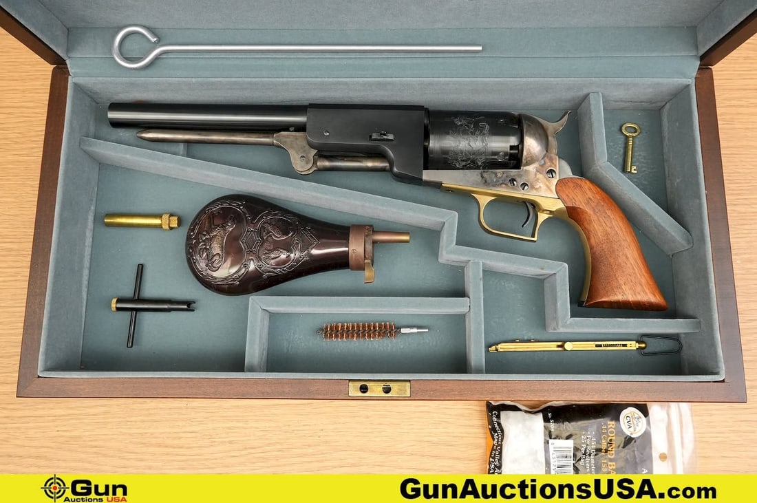 ASM 1847 WALKER .44 Caliber Revolver. Very Good. 9" Barrel. Single Action Cap and Ball MATCHING (1 of 20)