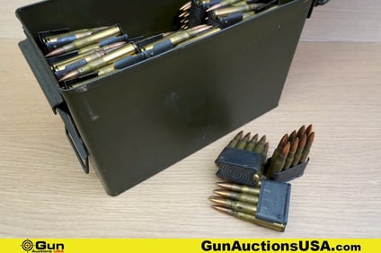 Surplus 30.06 Ammo. Approx. 430 Rds. Includes metal Ammo Can. . (81793) (GSCW78)