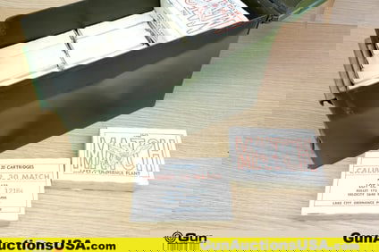 Lake City 30.06 Ammo. Approx. 350 Rds. M72 173 Gr MATCH.  Includes Metal Ammo Can. . (81784)