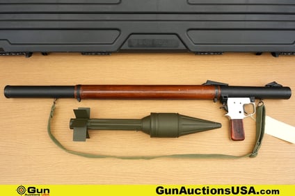 Surplus Military Modeled Rocket Launcher Faux RPG7, Very Good. Includes Padded Hard Case. . (81039)