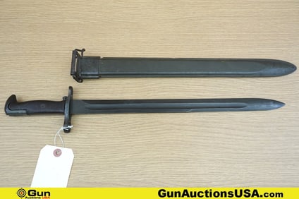 U.S. NAVY MK1 BOMB STAMPED Bayonet. Very Good. U.S. NAVY MK1 BAYONET, Base of Blade has AFH U.S.