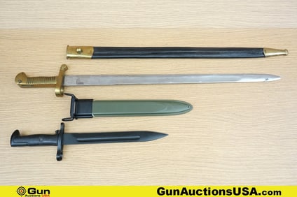 U.S. SURPLUS, Etc. . Very Good. Bayonet, Etc. One Model 1855 Reproduction U.S. Civil War Bayonet