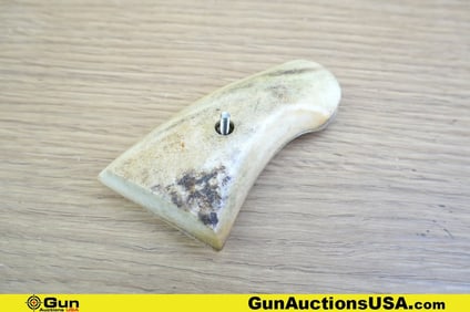 COLLECTOR'S Grips. Very Good. Set of Stag Grips for Colt I Frame Revolvers Such As Official Police,