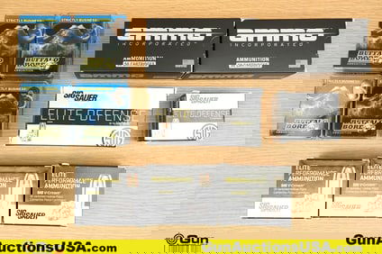 Sig Sauer, Buffalo Bore, Ammo Inc. 9mm, 10mm Ammo . 210 Rds of 9MM, and 100 Rds of 10 MM . (81034)