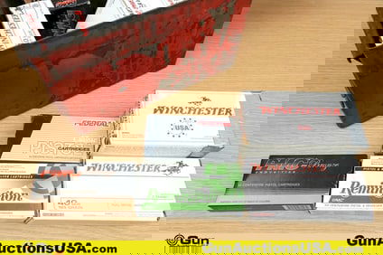 Winchester, PMC, Ruger, Federal .40 S&W, 9MM . Approx. 600 Rds of .40 S&W, and 50 Rds of 9mm.
