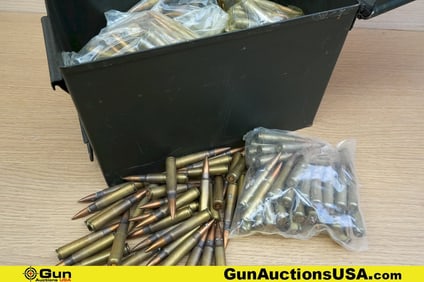 Surplus 7.62x51 Ammo. Approx. 350 Rds. Includes Metal Ammo Can. . (81060) (GSCW41)