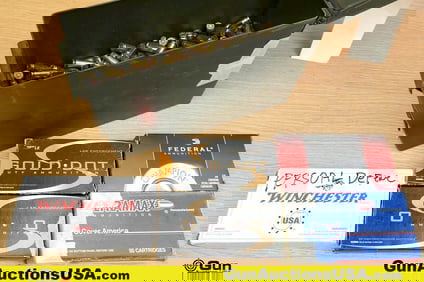 Speer, Ultra Max, Federal, Etc. .40 S&W Ammo. Approx. 450 Rds. Includes Small Metal Ammo Can. .