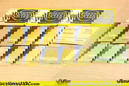 Speer, Remington, Federal, Etc. .38 Special . Ammo Approx. 450 Rds. . (81752) (GSCU13)