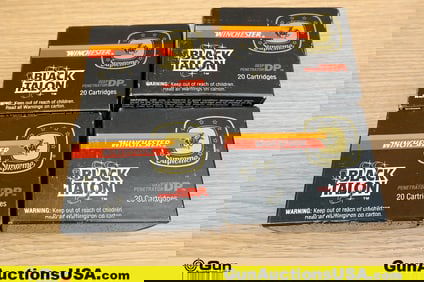 Winchester .45 AUTO, 9MM, .44 MAG . Ammo BLACK TALON AMMO; 20 Rds of .45 Auto, 40 Rds of 9MM, and 20