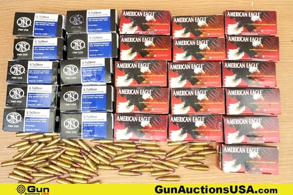 FN, Federal, Etc. 5.7x28 . Ammo Approx. 1150 Rds. . (81083) (GSCV66)