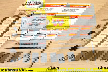 Federal, Winchester, Etc. Ammo, Etc. . .22LR, 12 Ga. .303 Brit Approx. 2400 Rds of .22LR. 25 Rds of