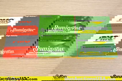Remington, PMC 30.06, 6.5x55 SWED Ammo. 117 Rds in Total; 58 Rds of 30.06 and 59 Rds of 6.5x55 Swed.