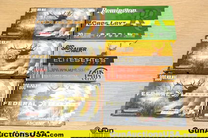 Sig Sauer, Federal, Remington .300 WIN MAG, .338 WIN MAG Ammo. Approx. 120 Rds in Total; Approx. 100