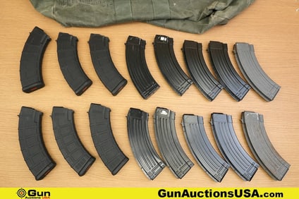 Magpul, KCI, Etc. 7.62x39 Mags, Etc. . Very Good. Six 30 Rd Magpul 7.62x39 P MAGS. Ten 30 Rd KCI