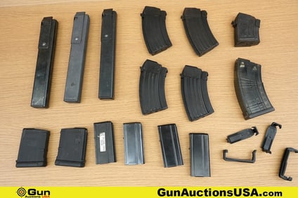 U.S. Surplus, Eagle, Etc. .45 ACP, 7.62x39, Etc. . Very Good. Magazines Three .45 ACP M3 Grease Gun