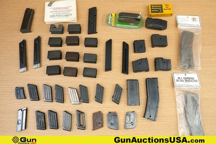 U.S. Surplus, Etc. . Good Condition. Clips, Mags Nine 1885 Mannlicher Clips, Approx. Ten 8 Rd Enbloc
