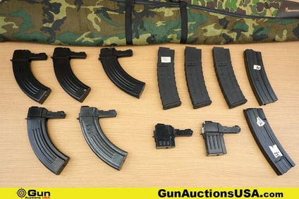 Browning, Ruger, Etc. 7.62x39 Mags, Gun Cases, Etc. Good Condition. Five 30 Rd SKS 7.62x39 Mags. One