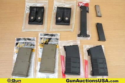 MFT, Pro Mag, SGM, Etc. . Very Good. Two 7.62x51 NATO SR25, 20 Rd Mags, Two AR 308 20 Rd Mags, One