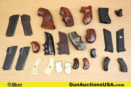 NAA, Etc. . Very Good. Grips 18 Sets of Assorted Grips for H&R, S&W, Walther, Etc. . (80644)