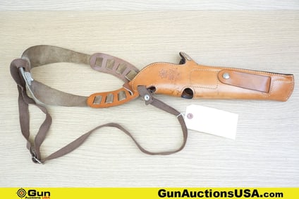 Bianchi Holster. Excellent. S&W Model 29, 6" Barrel, Shoulder Phantom X2100 Leather Holster. .