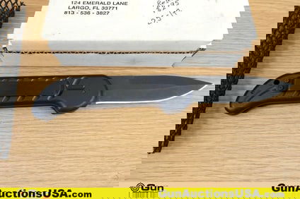 OX ENT. BLK-98 COLLECTOR'S Knife. Very Good. Very Nice BLK-98 Automatic 3.75" Blade Knife with