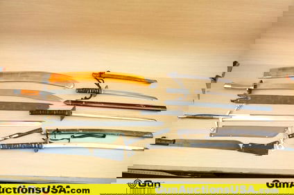 SOG, Etc. Swords, Etc. . Very Good. Two Japanese Style Ornamental Katana's with Sheaths. One