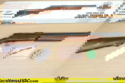 Benjamin 342 .22 Cal BB Rifle. Very Good. One Model 342 BB Rifle, .22 Cal, Includes Box and Approx.