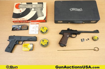 Marksman, Walther BB PISTOLS. Very Good. One Walther LP Model 53 BB Pistol, with a 9.5" Barrel,