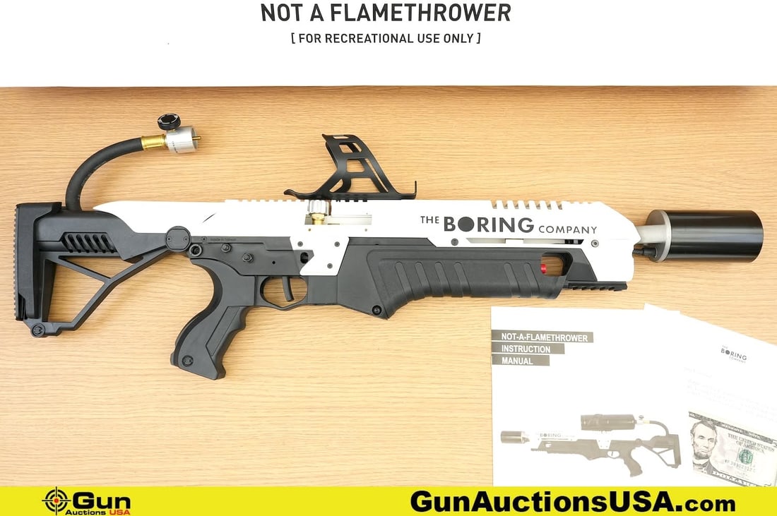 THE BORING CO. NOT A FLAME THROWER Torch. Excellent. Features Polymer Construction, 1913 Accessory (1 of 17)
