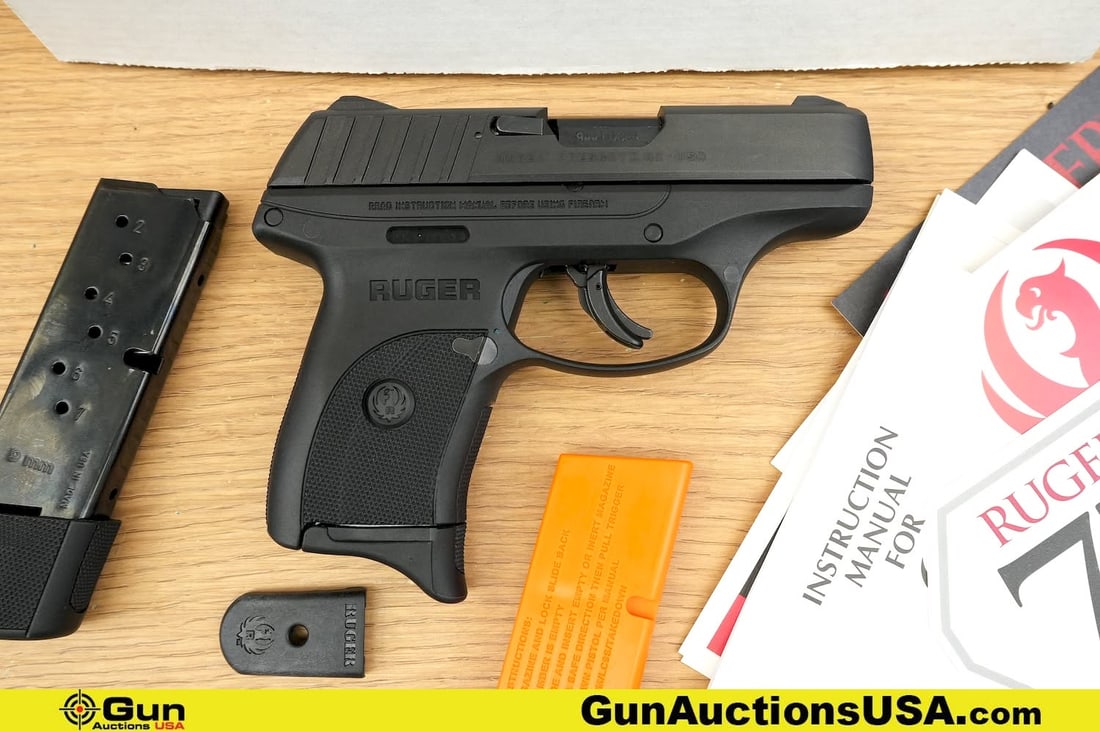 Ruger EC9s 9MM LUGER Pistol. Excellent. 3 1/8" Barrel. Shiny Bore, Tight Action Semi Auto A Great (1 of 16)