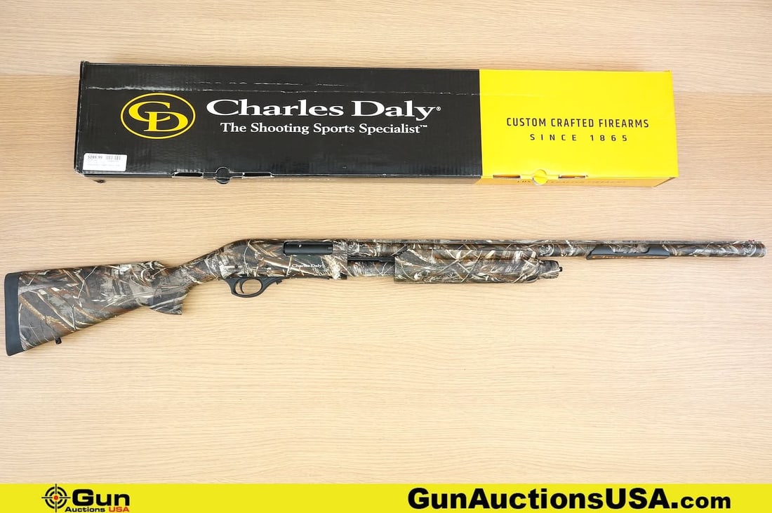 CHARLES DALY 301 12 ga. Shotgun. Very Good. 28" Barrel. Shiny Bore, Tight Action Pump Action (1 of 14)