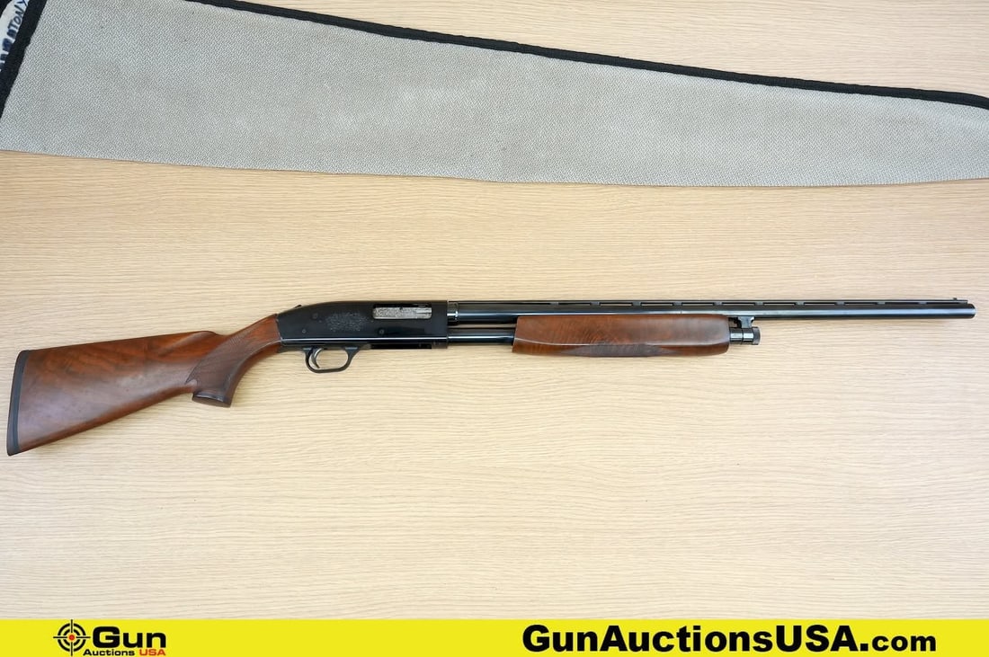 PEDERSEN 4500 20 Ga. Shotgun. Good condition, Normal Handling Marks, Scattered Spotting and/or: PEDERSEN 4500 20 Ga. Shotgun. Good condition, Normal Handling Marks, Scattered Spotting and/or Pitting. 26" Barrel. Shiny Bore, Tight Action Pump Action Features a Beautiful Jeweled Bolt with Patina,