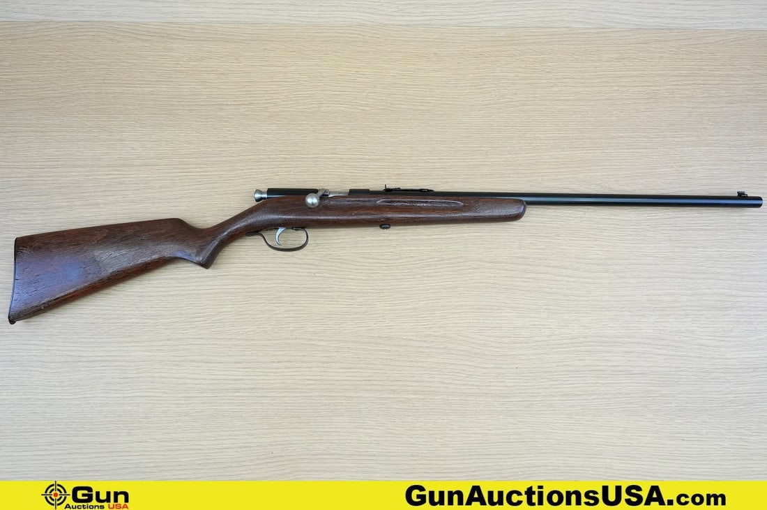 J. STEVENS Springfield Model 52-A .22 S-L-LR Rifle. Good Condition, Normal Handling Marks. 22": J. STEVENS Springfield Model 52-A .22 S-L-LR Rifle. Good Condition, Normal Handling Marks. 22" Barrel. Shiny Bore, Tight Action Single Shot Bolt Action Features a Drift Adjustable Front Sight, Elevati