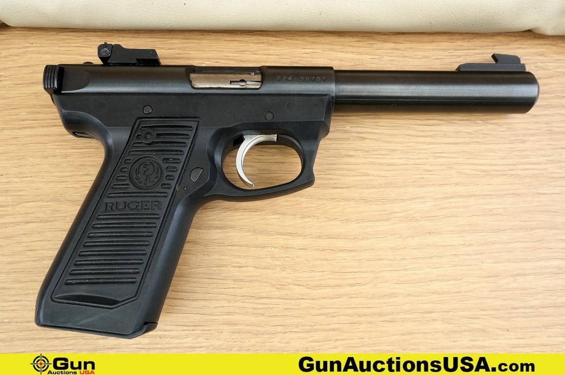 RUGER 22/45 TARGET .22 LR Pistol. Excellent. 5.5" Barrel. Shiny Bore, Tight Action Semi Auto THE (1 of 14)