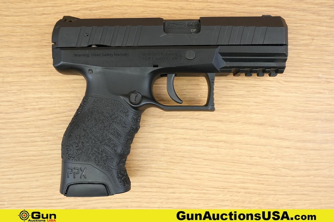 Walther PPX 9mm Pistol. Very Good. 4" Barrel. Shiny Bore, Tight Action Semi Auto Features Textured (1 of 12)
