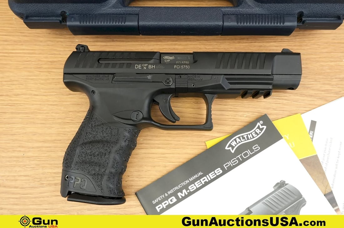 Walther PPQ 9mm Pistol. Excellent. 5" Barrel. Shiny Bore, Tight Action Semi Auto Features a Striker (1 of 18)