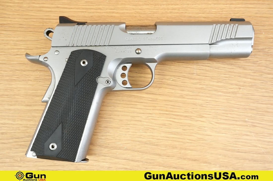 Kimber Classic Stainless .45 ACP Pistol. Good Condition, Normal Handling Marks. 5" Barrel. Shiny (1 of 8)